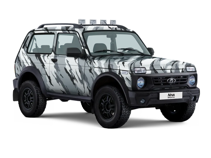 Lada Niva Legend Bronto Комбинированный: белый, серый, темно серый, черный "Арктика"